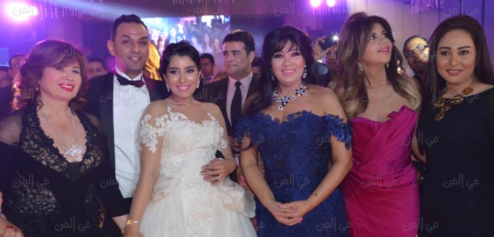 بوسي شلبي في حفل زفاف آيتن عامر