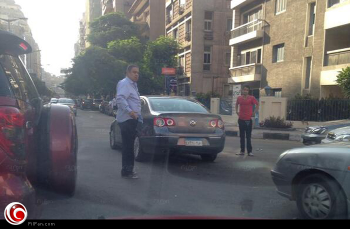 سامي العدل اثناء تنظيم المرور