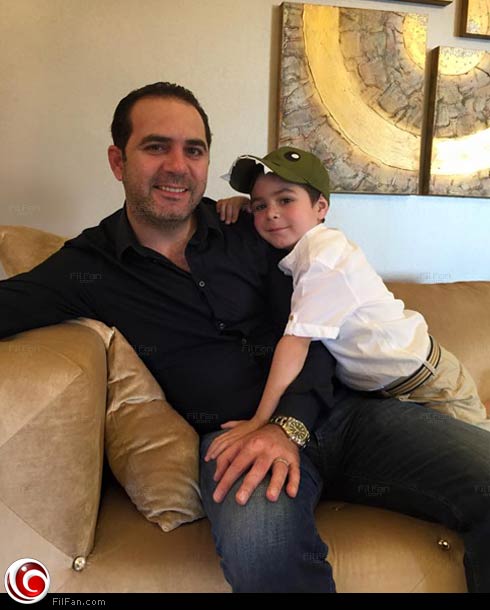 وائل جسار مع ابنه