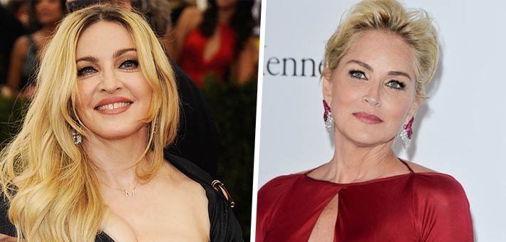 شارون ستون ومادونا