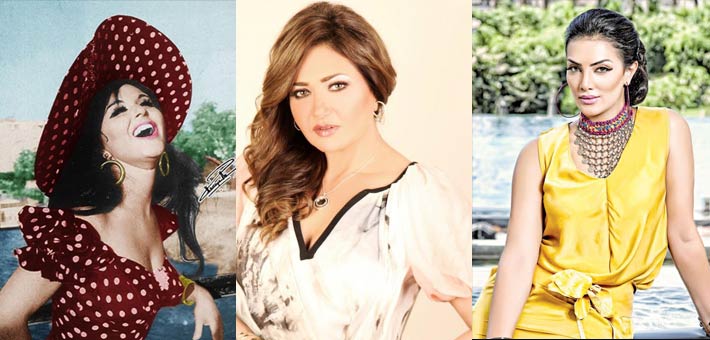 حورية فرغلي وليلي علوي وسعاد حسني