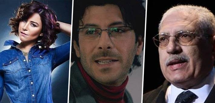 الناقد نادر عدلي وإياد نصار ومنة شلبي