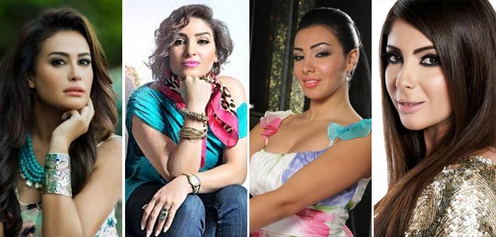  منى زكي وميريهان حسين وروجينا