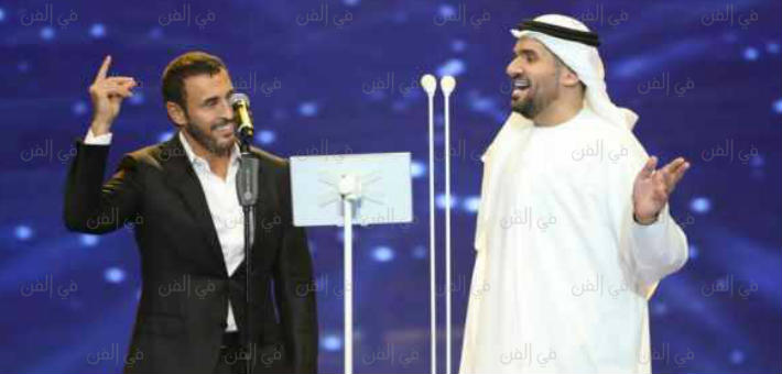 حسين الجسمي وكاظم الساهر