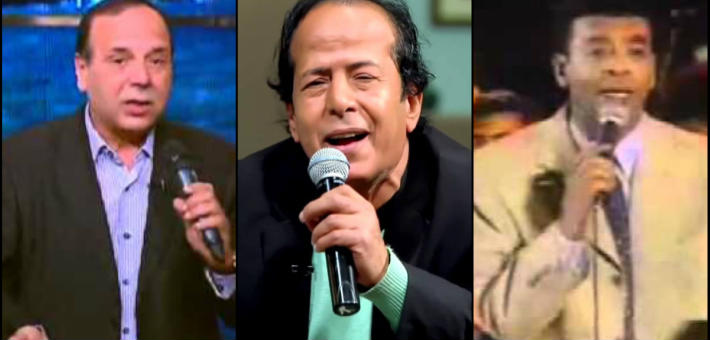 من اليمين: مدحت بركات وعادل الفار وفيصل خورشيد