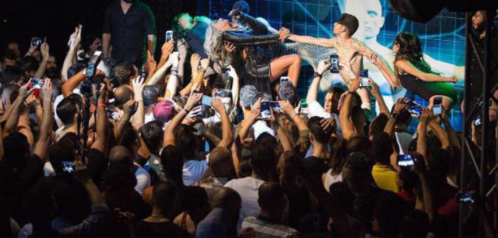 مايا دياب في الحفل