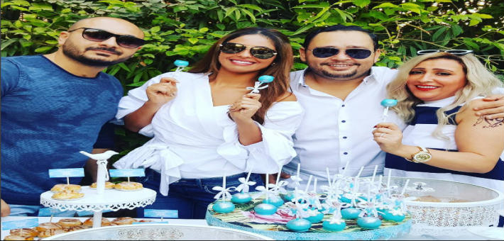 أحمد رزق وزوجته ومي سليم