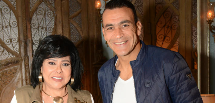 عصام الحضري وإسعاد يونس