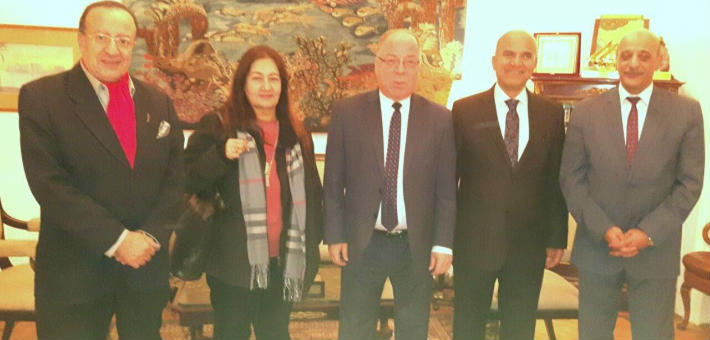 وفد مهرجان شرم الشيخ السينمائي مع وزير الثقافة