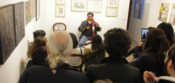 لقاء التشكيلي محمد عبلة بجمهوره