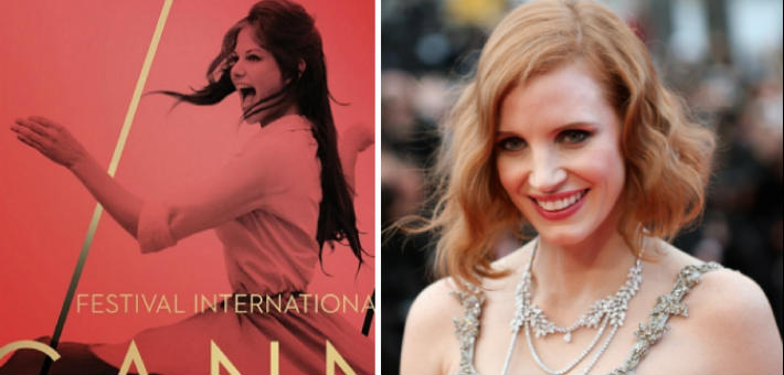 جيسيكا شاستين ومهرجان كان 