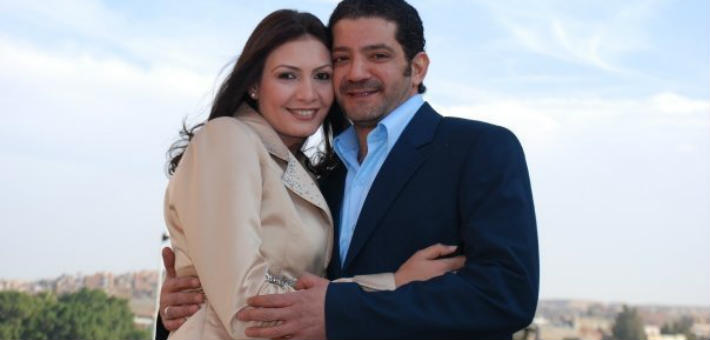 مجدي بدر وزوجته