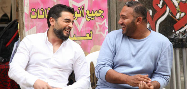 هاني سلامة والمخرج رؤوف عبد العزيز