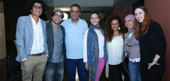 منة شلبي تحضر عرض "حل الضفاير"