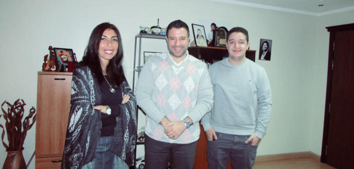 نيفين محمود وريتشارد الحاج