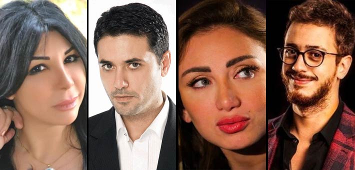 سعد لمجرد وريهام سعيد وأحمد عز وغادة إبراهيم