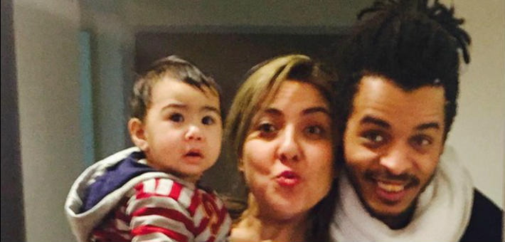 أوكا ومي كساب وابنتهما