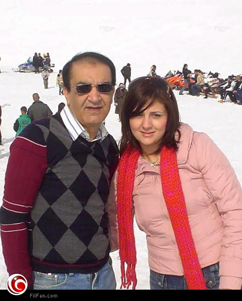 شذى مع والدها ممدوح غريب