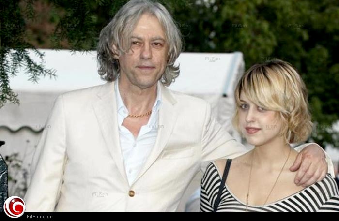  بيتشز جيلدوف مع والدها المطرب بوب جيلدوف