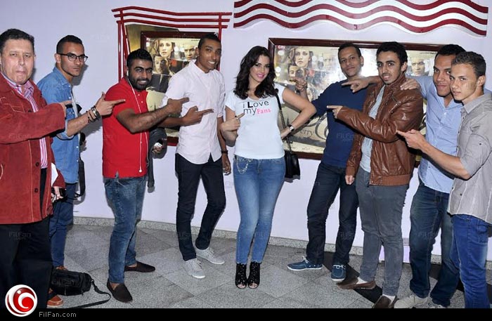 درة مع جمهورها 