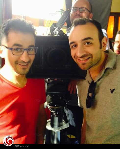 أحمد حلمي مع المخرج عمرو سلامة