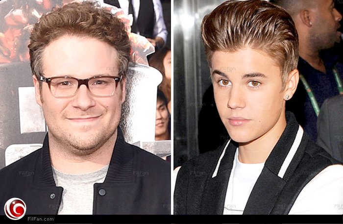 جستين بيبر وسيث روجن