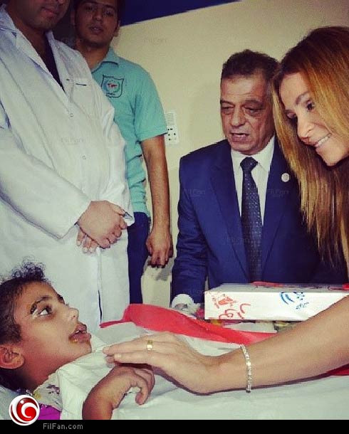 كارول اثناء الزيارة