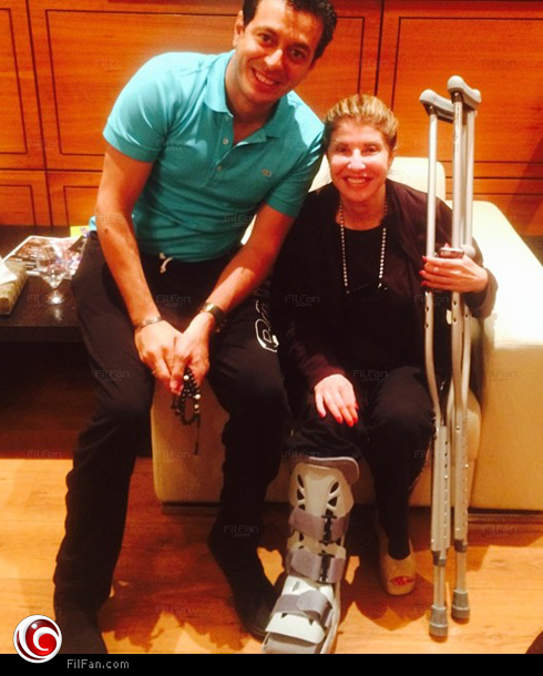 مصطفى شعبان أثناء مقابلته لهالة سرحان