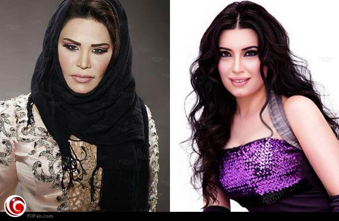 الممثلة المصرية عبير صبري والمطربة الإماراتية أحلام