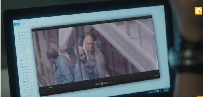 لقطة الـ Media Player  في مسلسل &quot;القيصر&quot;