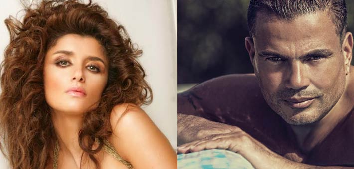 غادة عادل وعمرو دياب