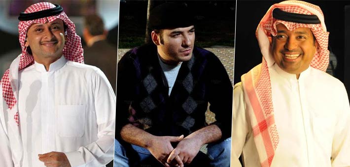 راشد الماجد وفهد وعبد المجيد عبد الله