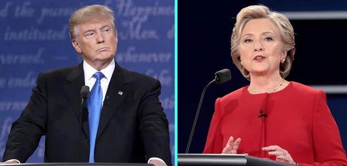 هيلاري كلينتون ودونالد ترامب