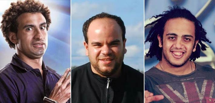 علي ربيع وأوس أوس ومحمد عبد الرحمن 