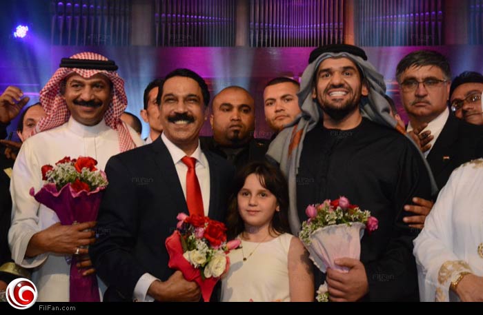 الجسمي والرويشد والجوهر في الحفل