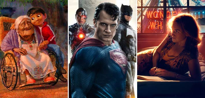 أفلام Wonder Wheel وJustice League وCoco