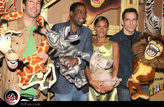 أبطال فيلم &quot;مدغشقر&quot; في العرض الأول للفيلم بنيويورك.