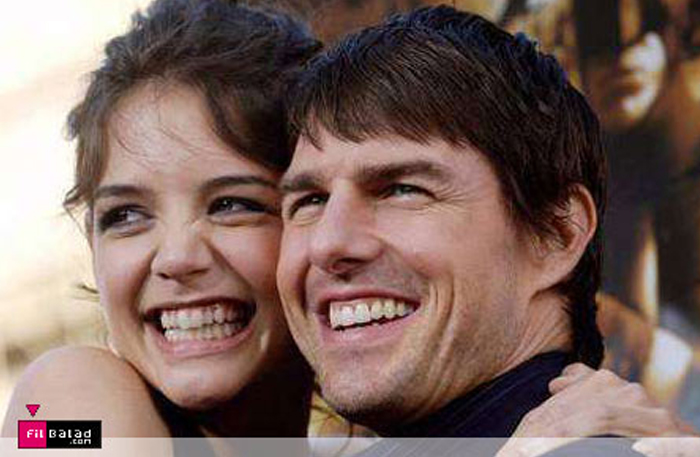 توم كروز وخطيبته كاني هولمز - الصورة من رويترز