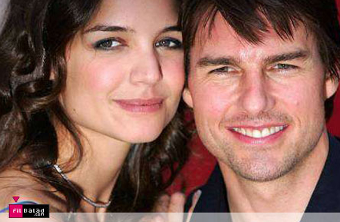 توم كروز وخطيبته كاتي هولمز - الصورة من رويترز.