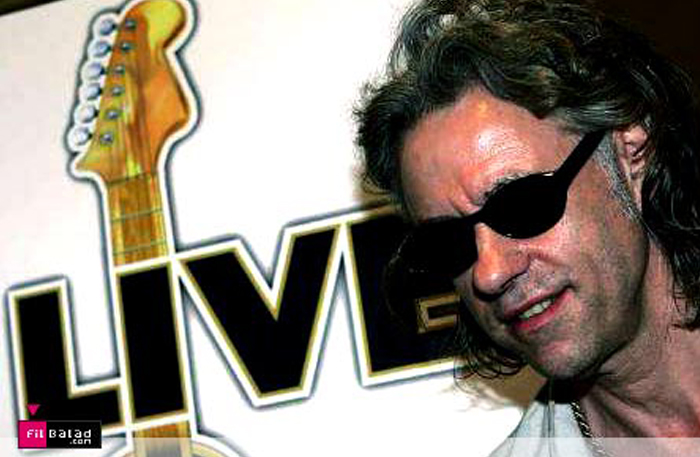 بوب جيلدوف في نهاية مؤتمر صحفي بروما يوم الثلاثاء الماضي - الصورة من رويترز