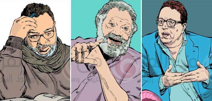 محمد ياسين والفخراني ومحمد كمال