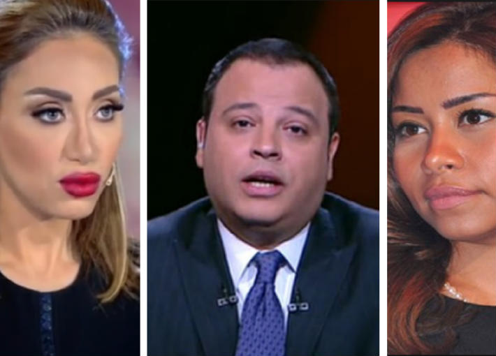 شيرين عبد الوهاب وتامر عبد المنعم وريهام سعيد