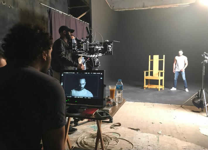 محمد عطيبة في كواليس تصوير أغنية &quot;حكاية جديدة&quot;