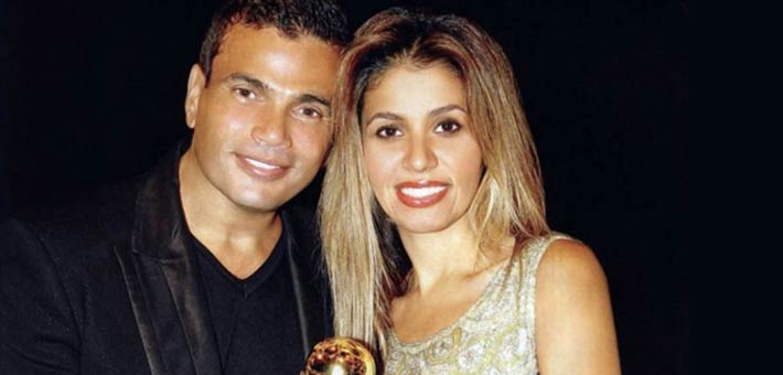 عمرو دياب وزينة عاشور