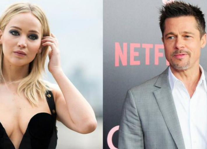 براد بيت و جينيفر لورانس 