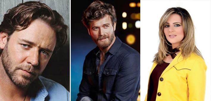 رانيا محمود ياسين وكيفانش تاتليتوج وراسل كرو