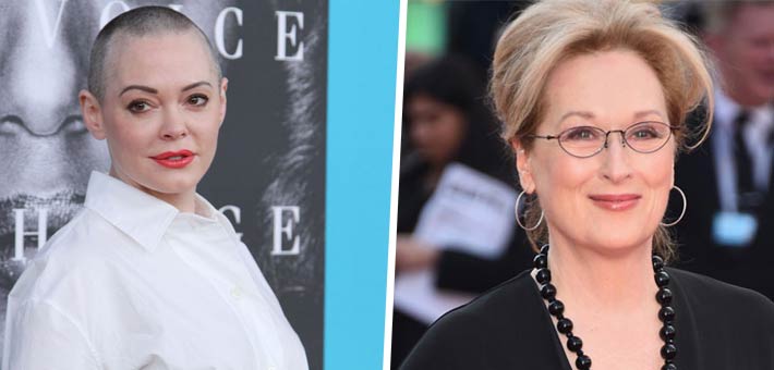 ميريل ستريب وروز مكجوان