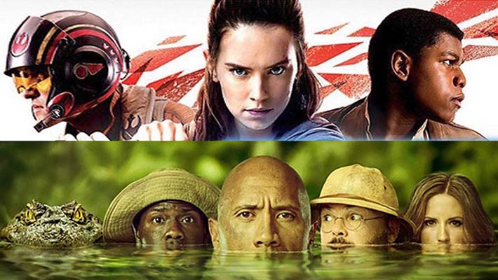 فيلم Star wars 8 وJumanji: Welcome to the Jungle