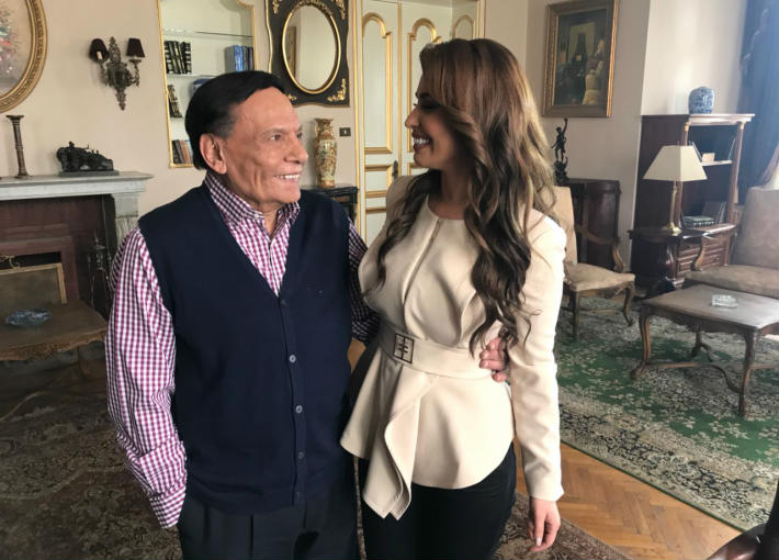 عادل إمام ومي سليم