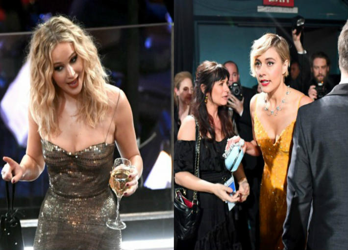 جريتا جيروج وجينيفر لورانس